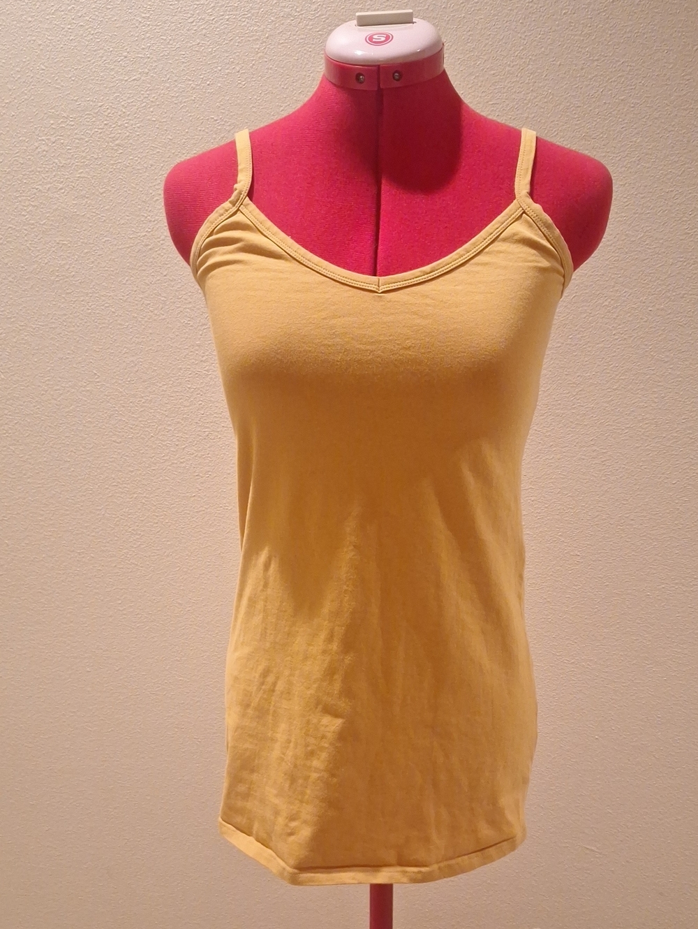 Buckle Women’s Yellow Spaghetti Strap Tank Top Size L